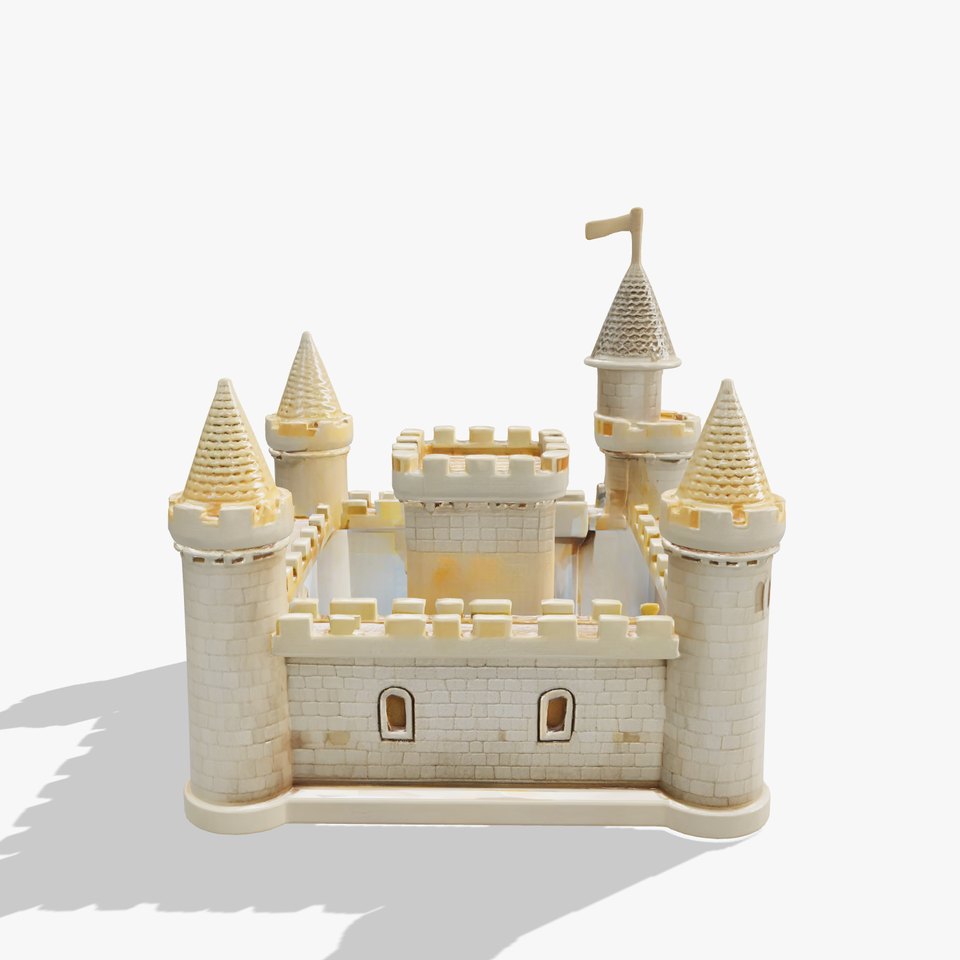 Aquarium Castle Symmetrical Design model pack